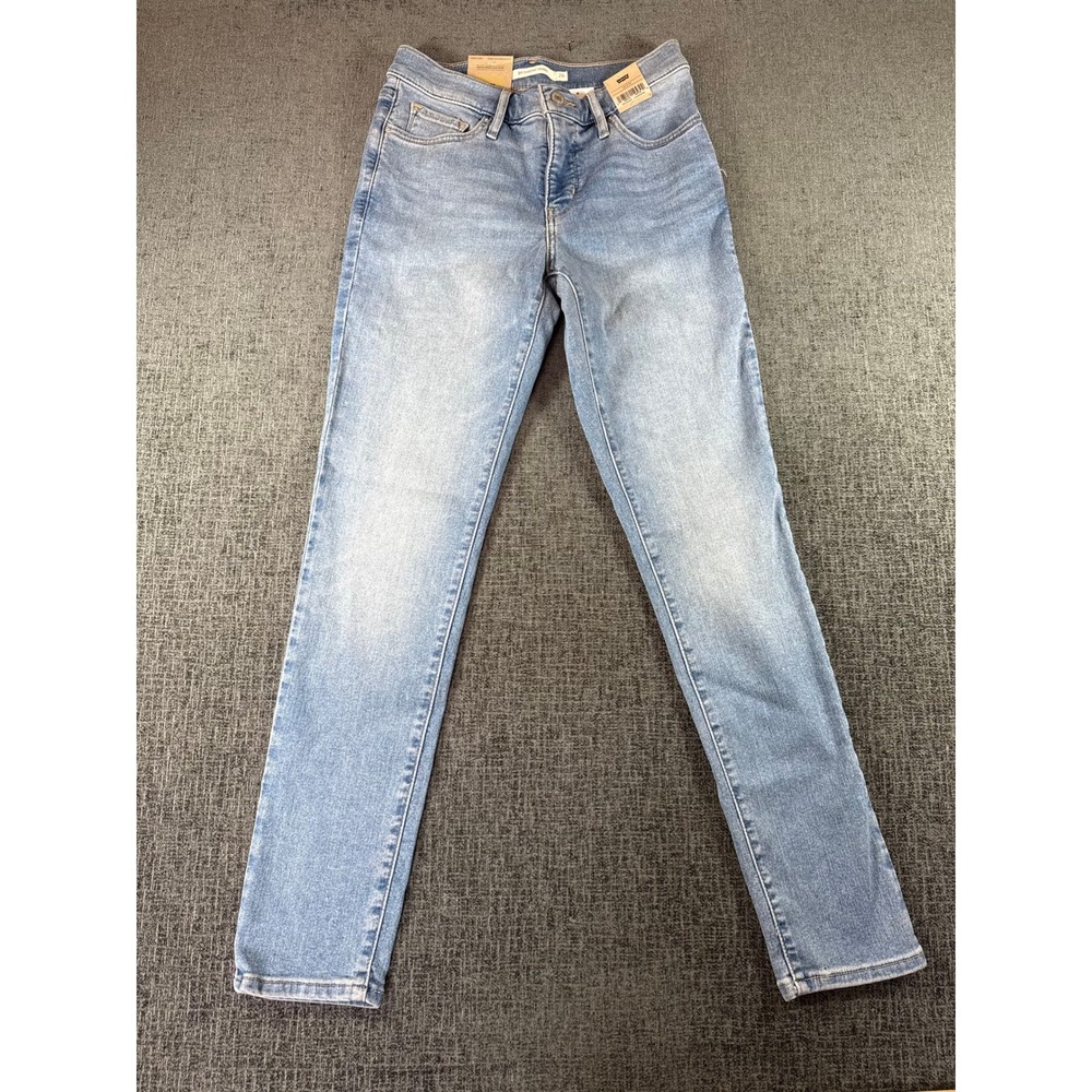 Levis 311 Shaping Skinny Jeans Light Wash Mid Rise Stellar Stretch 26x30 NWT